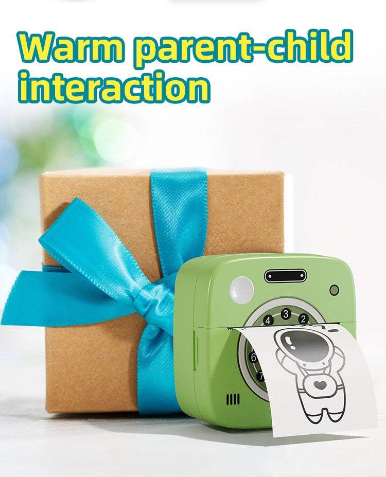 Impressora de bolso fotográfica M1 com 2 rolos para iOS Android Bluetooth Mini impressoras térmicas de adesivos para escritório, cozinha e escola