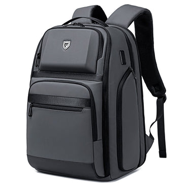 Fenruien Men 36L Business Backpack USB Waterproof Multi Pocket Backpacks Fit 17.3 Inch Laptop