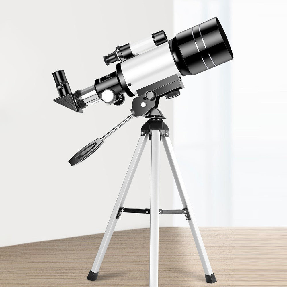 Telescópio de Viagem 300mm Portátil Telescópio Refrator de Abertura 70mm Profissional Telescópio de Viagem para Iniciantes em Astronomia