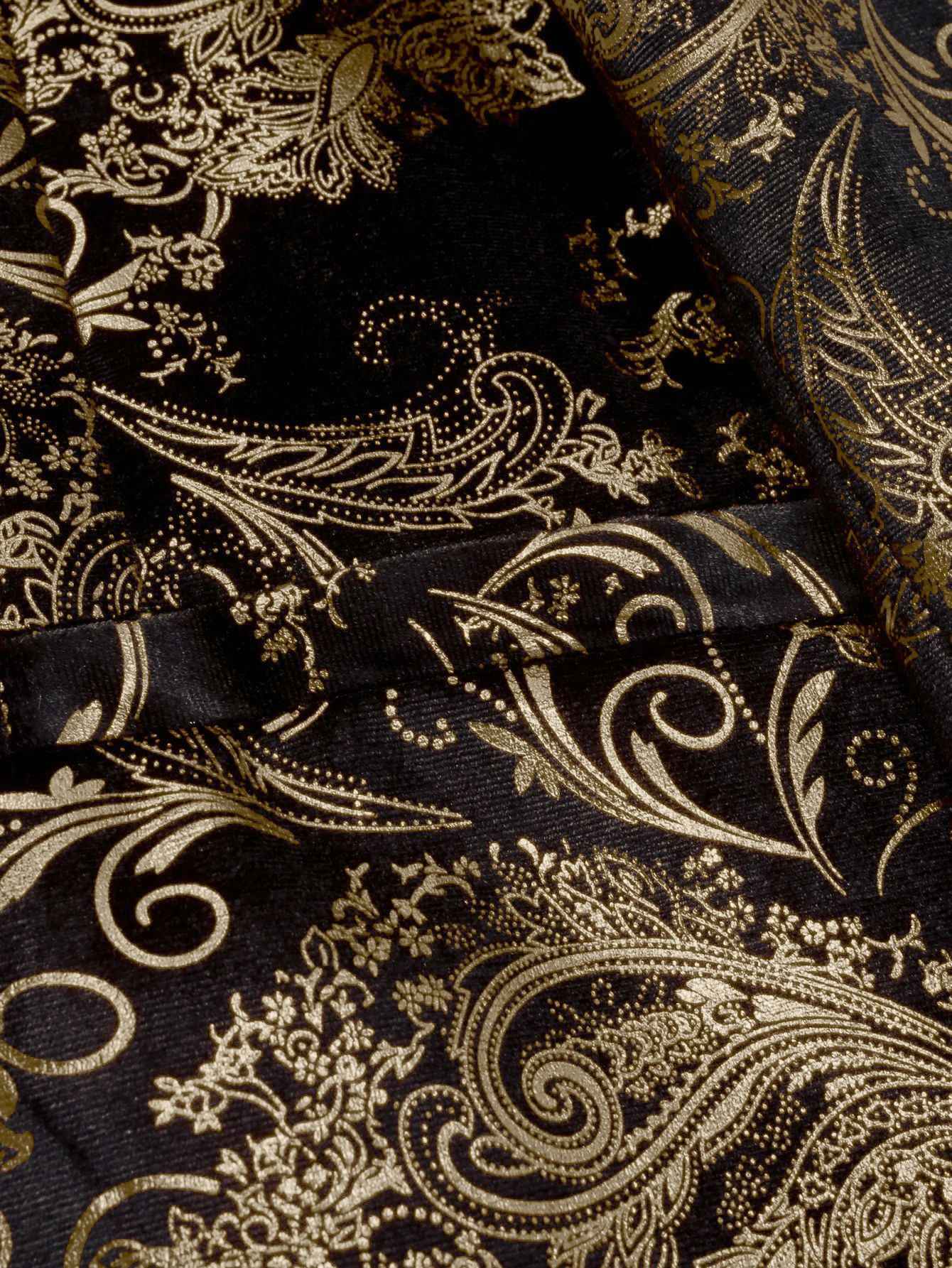 Men's Purple Print Suit Jacket Burgundy Long Sleeve Black Collar Single Button Coat for Wedding Party Stage Performance