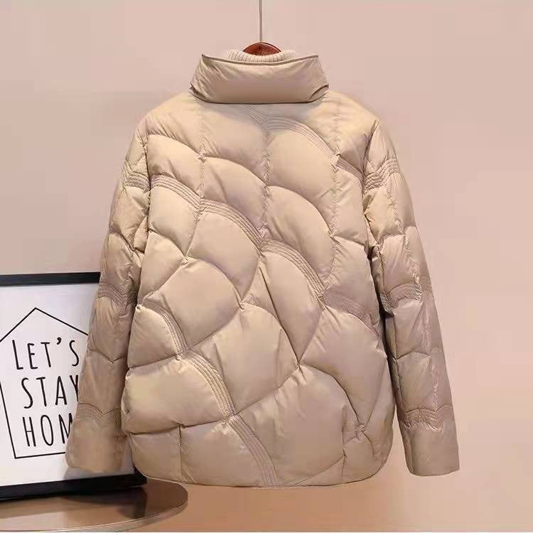 Women Jacket 2025 New Autumn Winter Parkas Female Light Thin Down Cotton Coat Femme Casual Short Warm Basic Outerwear Ladies Top