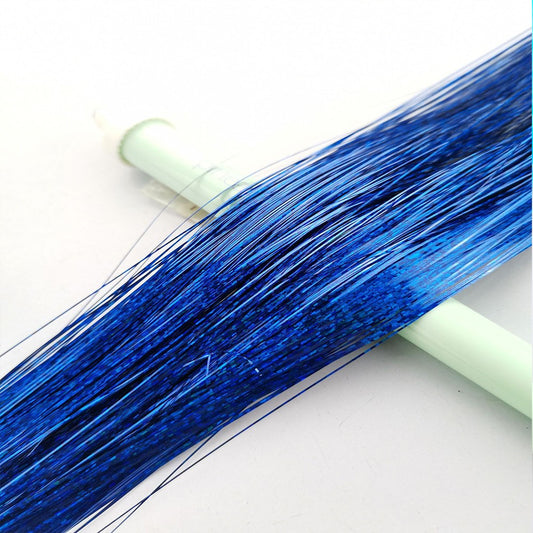 36/48Inch Sparkle Hair Tinsel Rainbow Colored Strands Girls Headwear Hairbinge Hair Laser False Hair Extensions Decor Glitter