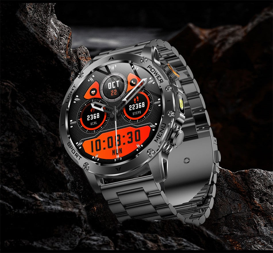 T-Rex 3 Military Grade 1000mAh Battery Smart Watch IP68 Waterproof GPS Bluetooth call AMOLED HD Men Sports 2025 New Smartwatch