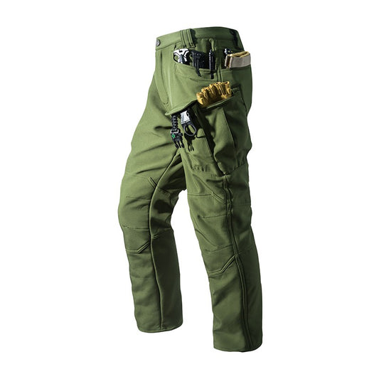 Tactical Military Men Winter Autumn Fleece Waterproof Cargo Pants Hiking Camping Softshell Climbing Casual Warm Combat Trousers