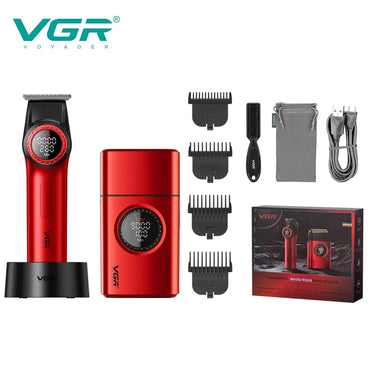 VGR Hair Trimmers Professional Hair Clippers Electric Hair Clippers 0MM Trimmer Reciprocating Mens Beard Trimmers V-977 V-377
