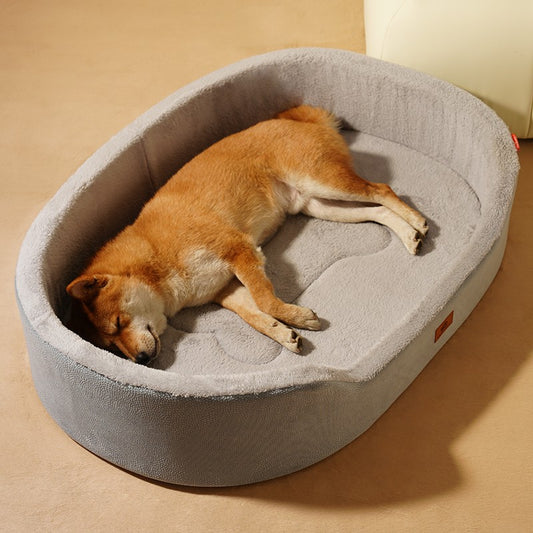 Camas de cachorro para cães grandes, cama ortopédica de inverno para cães de porte médio e grande, cama de sofá grande à prova d'água para animais de estimação