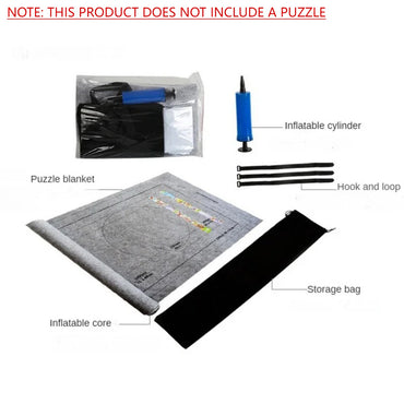Puzzles Pad Storage Bag Jigsaw Roll Felt Mat Playmat, Up to 1500 Pcs, Perfect Puzzle Accessories for All Ages?Suitable for trave