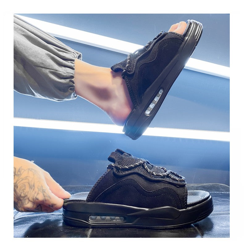 Hot Sale Men's Sandals Outdoor Thick Bottom Sports Casual Sandal for Men Summer Wear-resistant Mans Slipper Slip-on New Fashion