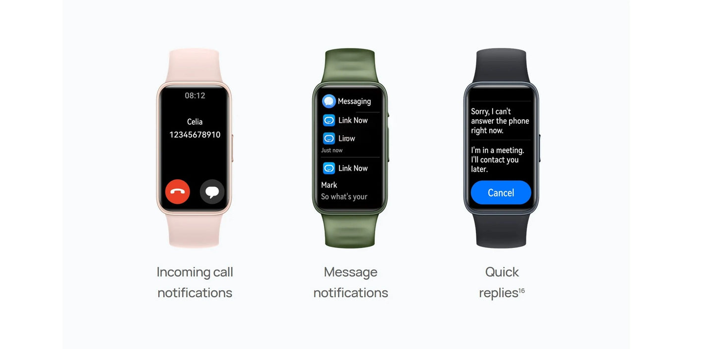2024 New Original HUAWEI Band 8 Smart Band All-day Blood Oxygen 1.47'' AMOLED Screen Heart Rate Smartband 2 Weeks Battery Life