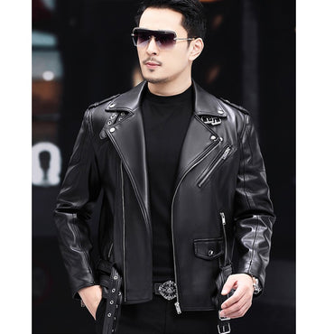 Men Faux Leather Coat Zipper Overcoat Motor Jacket Mens Bomber Jackets Fashion Motorcycle Bikers Punk Man Brand Top Colthing
