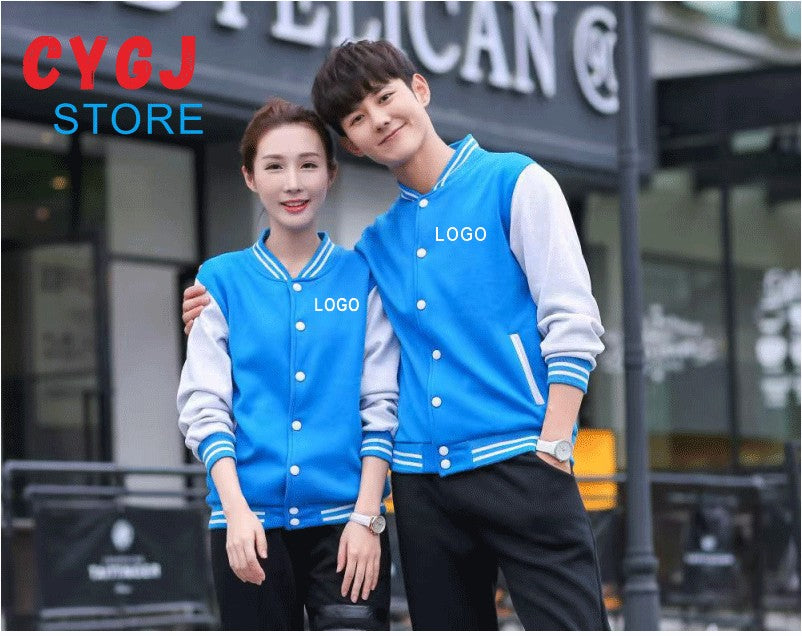 High Quality Baseball Uniforms Warm Jacket All-match Plus Velvet Jacket Custom Printing Embroidery LOGO Costume Varsity Jacket