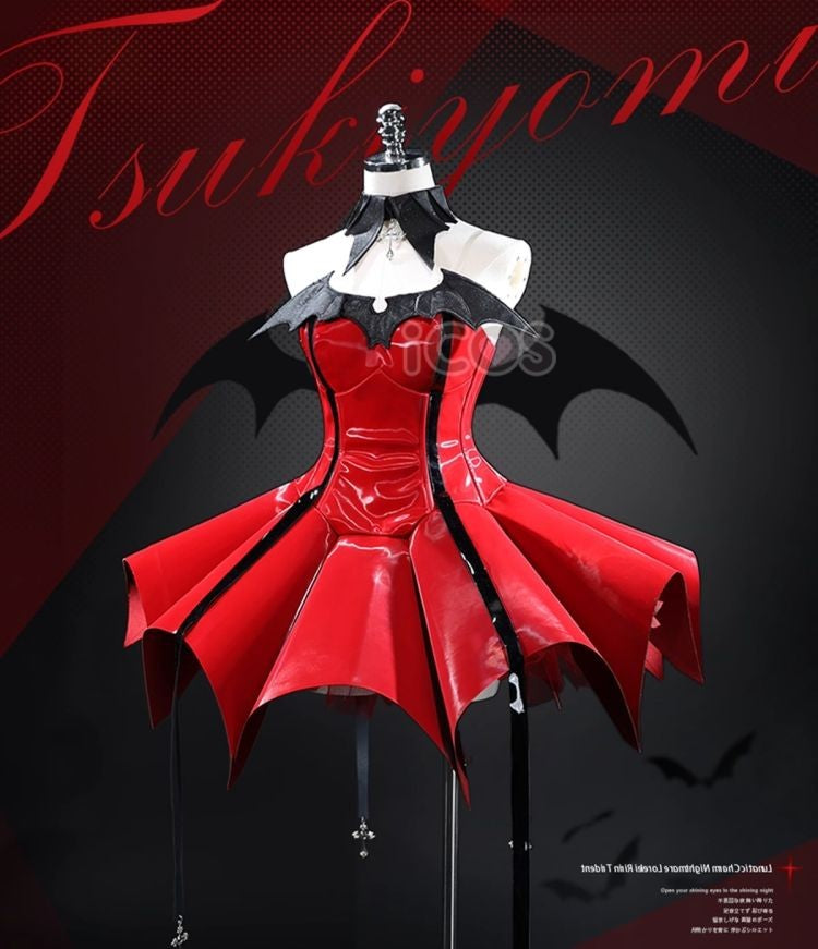 Utau Tsukiyomi Devil Costume Shugo Chara Cosplay Costume Full Set Anime Halloween Party Carnival Stage Performance Show