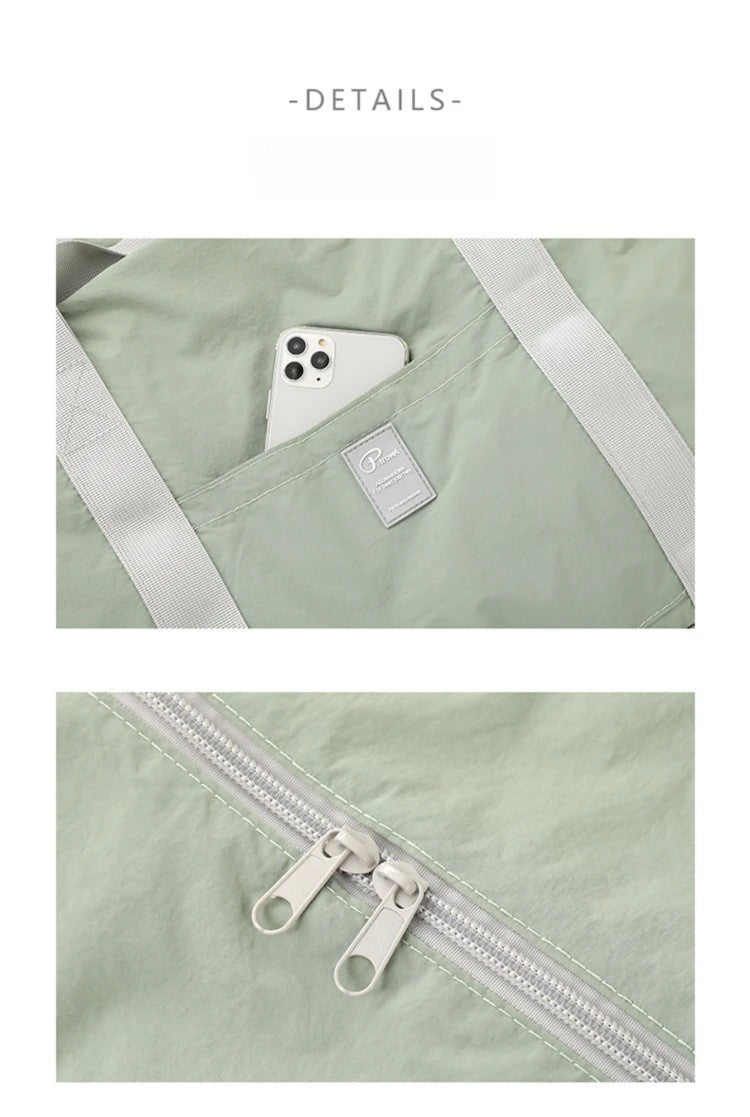 Waterproof Foldable Travel Duffle Bag Large Capacity Carry On Tote Luggage Storage Bag with Multiple Pockets