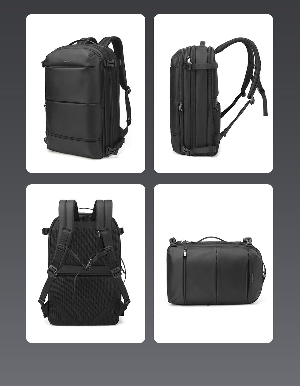 Tigernu Vacuum Backpacks Men Expandable Bags 17inch Laptop Backpack Bags Male Travel Backpacks Large Capacity Backpack Women Bag