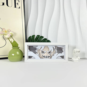 New Design Anime Series Color Paper-Cut Light Remote Control Seven Color Change Party Room Cartoon Decoration Night Light