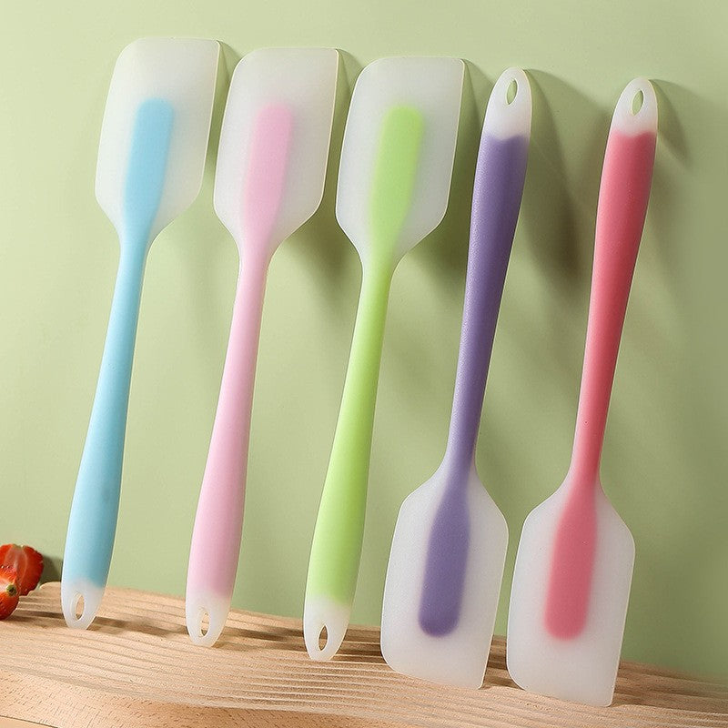 Espátula de Silicone Creme Manteiga Cozinha Cozimento Espátula Utensílios Resistentes ao Calor Raspador Decorador Ferramentas Translúcidas para Cozinha e Confeitaria
