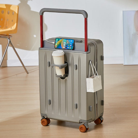 COLENARASuitcase 20"24"28 Inch Large Capacity Trolley Case ABS + PC Boarding Box Cart Type Travel Bag Universal Wheel Luggage