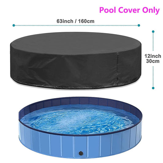 Piscina para Cães ou Cobertura de Piscina, Piscina Portátil de Plástico, Banheira de Higiene, Resistente a Arranhões, Piscinas para Animais de Estimação, Banheira para Cães Grandes