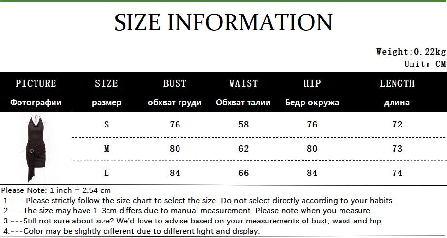 WhereMery Vintage Brown Low-cut Backless Mini Dress Y2K Women Bandage Pleated A-
