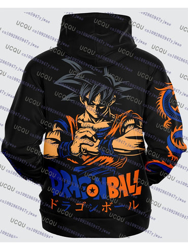 Autumn Winter Hoodies for Men Women Cosplay Hooded Sweatshirts Dragon Ball Anime Sweatshirt Fashion Bandai Cosplay Clothing