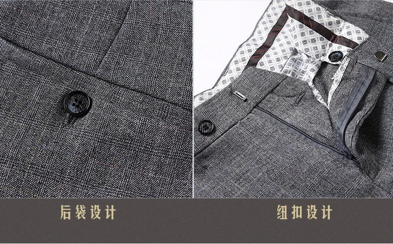 Traje De Hombre Elegante (Blazer+Vest+Pants) Men's Fashion Business Casual Slim Fit Wedding Business Suit Elegant Man Suit 6XL