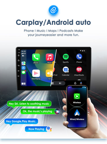 For Ford Fiesta Mk7 2009-2017 Wireless CarPlay for Apple Android Auto Car Radio GPS RDS WiFi 4G 8Core Multimedia Stereo 2din SWC