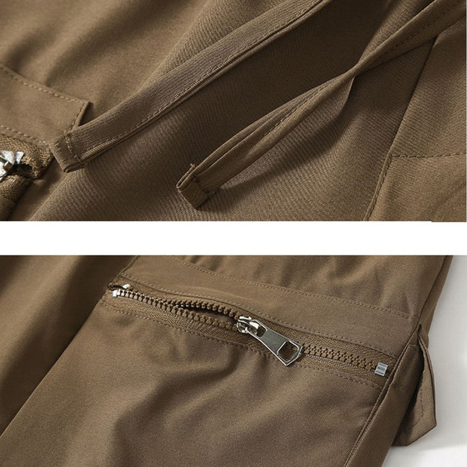 Summer Cargo Shorts Men 12XL Plus Size Shorts Fashion Casual Short Pants Male Summer Elastic Waist Shorts Big Size 12XL