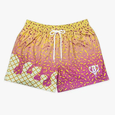 101 Summer Teen Men's Quick-drying Shorts American ice cream Print Women Sports Shorts Comfortable Basketball Beach Shorts