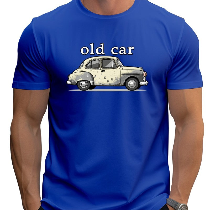 Hip Hop Street tow truck graphic T-shirt unisex casual short sleeve Loose large size Fun Cartoon 100% Cotton Top