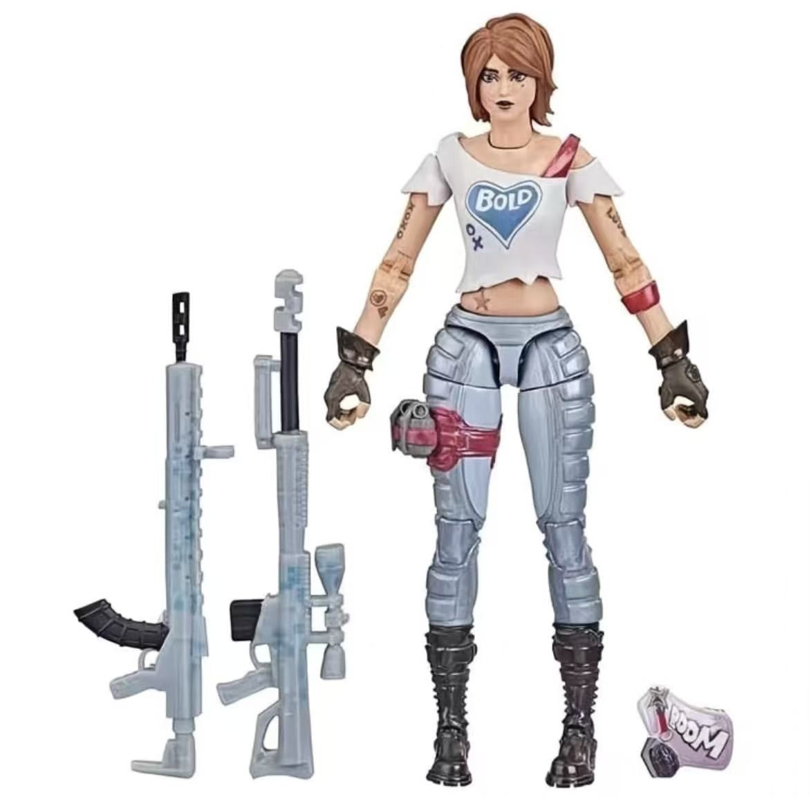 Original Hasbro Fortnite Victory Royale Series Tntina & Bushranger & Aerial Assault Trooper & Boneca Punk Anime Coleção de Brinquedos