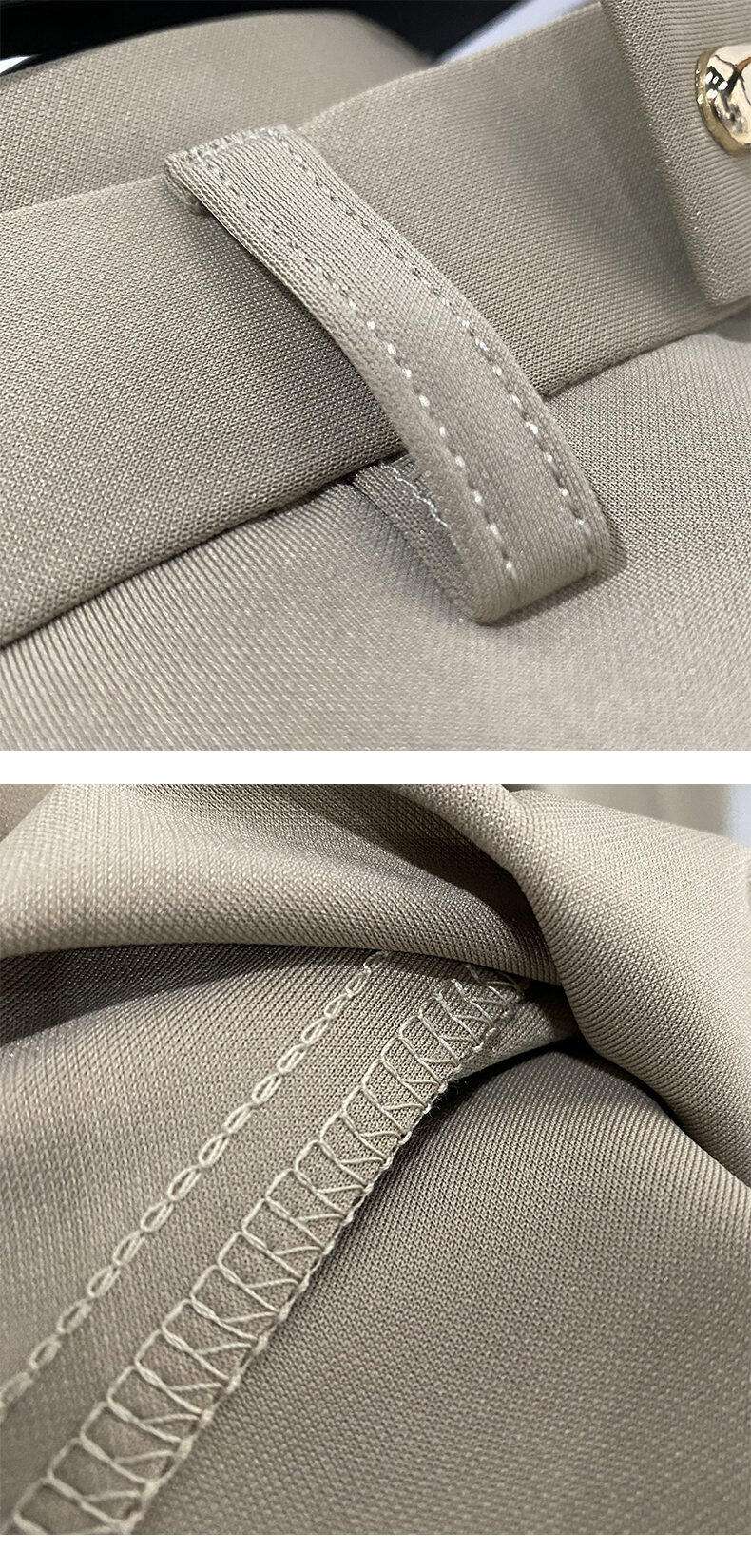 Men Suit Pant 2025 Autumn Solid Elastic Waist Dress Pants Calça Masculina Men Slim Business Office Social Ankle Length Trousers