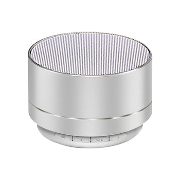 Metal Mini Speaker Bluetooth Wireless Portable Car Audio LED Light Subwoofer Portable Support TF Card USB Charging For PC Laptop