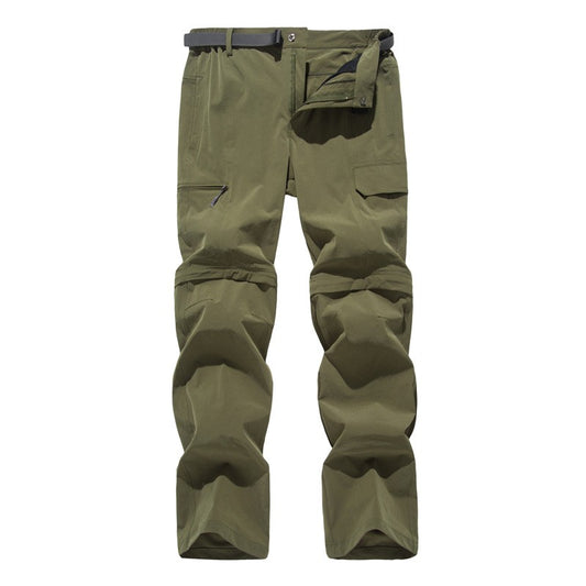 2025 Zip Off Hiking Pants Convertible Shorts Mens Cargo Work Pants Lightweight Breathable Trousers Workwear Outdoor Casual Pants