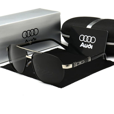 Audi Polarized UV400 Driving Sunglasses for Men/Women Square Frame Glasses Wholesale Gift for Auto Enthusiasts