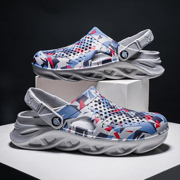 Flat Sandals Men Shoes EVA Slippers Garden Platform Sandals Man Summer Sandals New Male Sneakers Outdoor Home Clogs