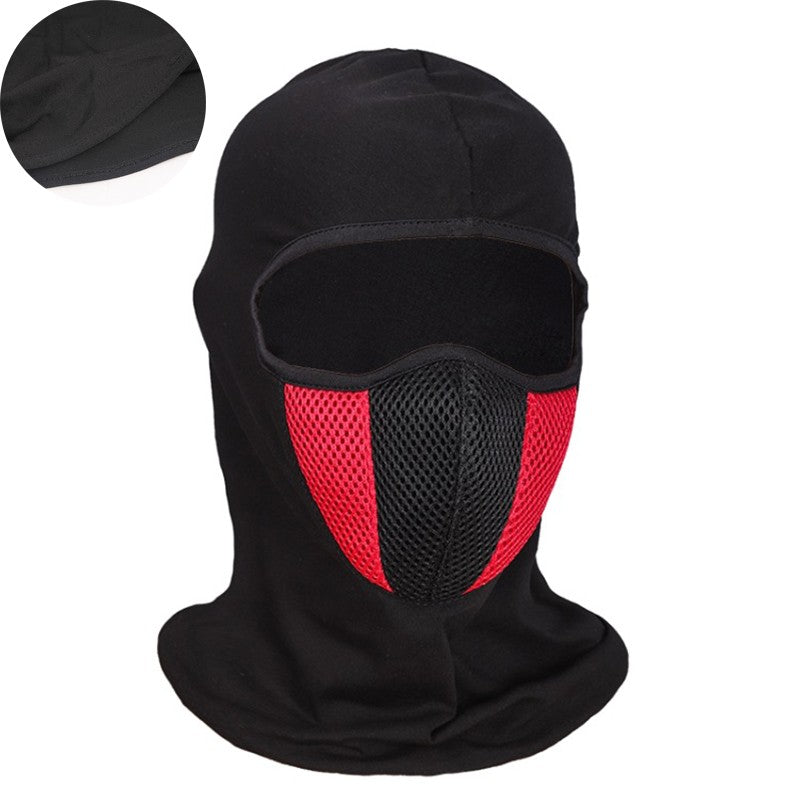 Balaclava Respirável Máscara Facial Completa de Motocicleta Touca Gorro Crânio Motocross Capacete de Moto Motoqueiro Pescoço Rosto Capuz Máscara de Moto