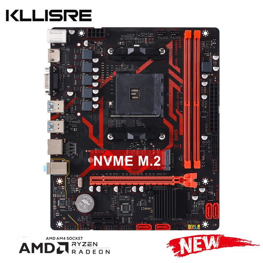 Kllisre A520 Motherboard Dual-channel DDR4 NVME M.2 SATA3.0 Micro ATX Supports AM4 Ryzen CPU