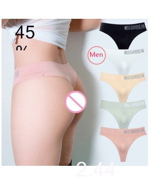 Tight Feelling Men's Underwear Stretch Seamless Unisex Men Women Panties G String Universal Tangas Hombre Sexi Men's Lingerie