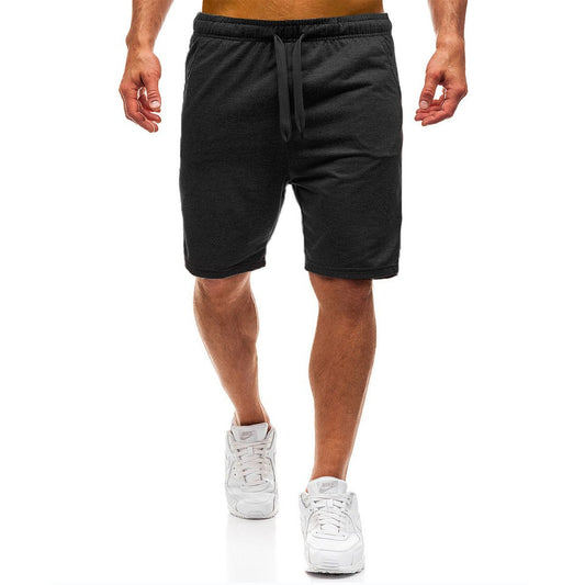 2025 new Summer Men’s Fashion Jogger Sweat Shorts Undershirt Casual Solid Color Gym Running Workout Athletic Pants Male Shorts