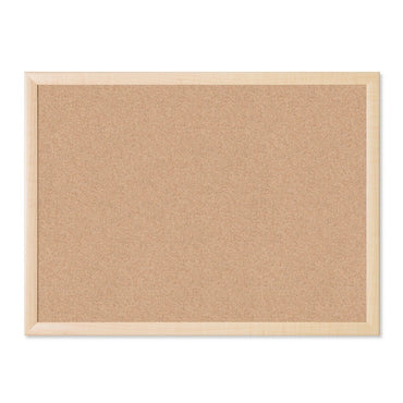 17 x 23 in. Cork Bulletin Board with Natural Maple WoodStyle Frame for Home Office Organization Ideal for Notes Photos and Sche
