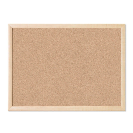 17 x 23 in. Cork Bulletin Board with Natural Maple WoodStyle Frame for Home Office Organization Ideal for Notes Photos and Sche