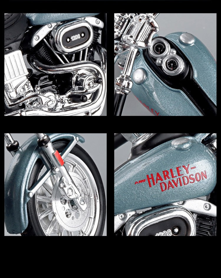 Maisto 1:18 Harley 1977 FXS Low Rider Liga de Motocicleta Modelo Diecast Metal Brinquedo Motocicleta Modelo Simulação Coleção Presente Infantil
