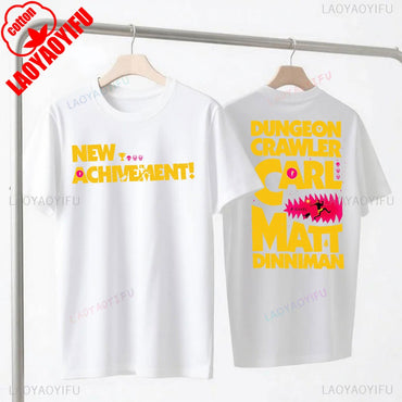 New Achievement Dungeon Crawler Carl Shirt Gift for Reader Fantasy Science Fiction Book Lover Donut Fan Tops Bookish Tees