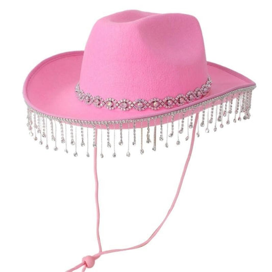 31BB Adjustable Denims Hat Delicate Rhinestones Hat Various Colorful Hat Beautiful for Unisex Casual Wear