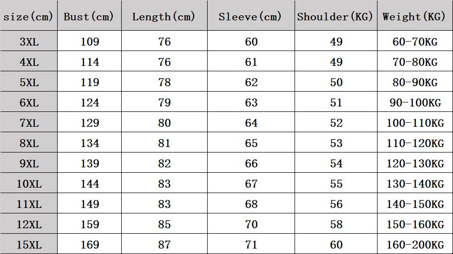 Spring and Autumn Large Size 15XL Men's Long-sleeved Shirt Fat High Elastic Solid Color Shirt 12XL 11XL 10XL 9XL 8XL 7XL 200kg