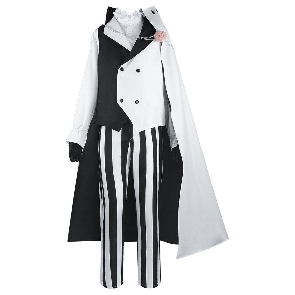 Nikolai Gogol Cosplay Costume Anime Bungou BSD Season 4 Nikolai Cosplay Cloak Cape Uniform Suit Wig