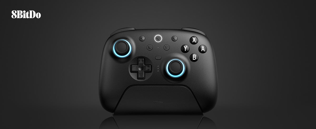 8BitDo Ultimate 2 Bluetooth Gamepad Game Controller with TMR Joysticks & Hall Effect Triggers for Nintendo Switch 2,PC,Windows