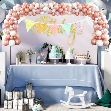 Over The Table Rod Stand Balloon Arch Stand Adjustable Table Arch Hanging for Wedding Birthday Party Christmas Anniversary Decor