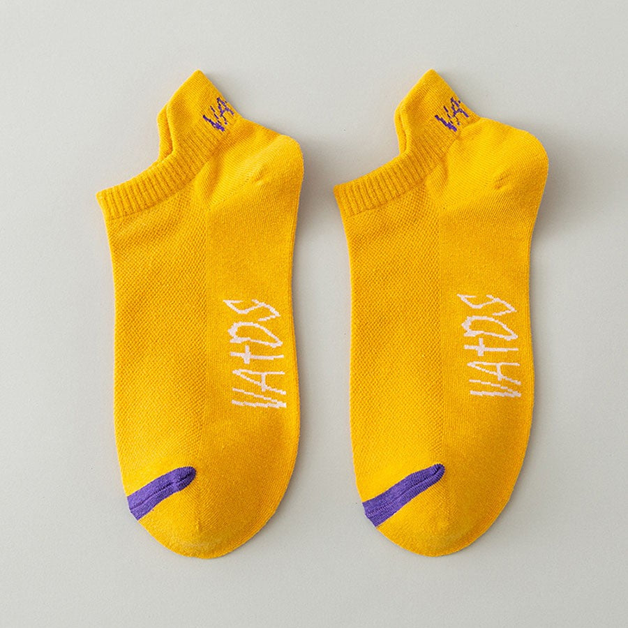 5 Pairs New Summer Cotton Men's Socks Short Thin Casual Mesh Breathable Boat Socks Fashion Comfortable Street Style Sockke Gift