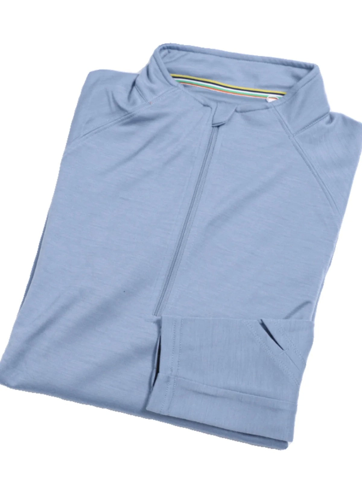 42% Merino Wool Base Layer Shirt Men 1/2 Zip Thermal Underwear Long Sleeve Shirts 210G Hiking Sports Breathable Wicking Moisture